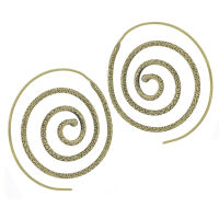 Bronzeohrringe - Spirale