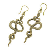 Bronze earrings - Snake “Kaa”