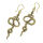 Bronze earrings - Snake “Kaa”