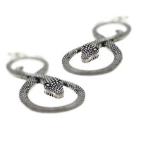 Bronze earrings - Snake “Viper”