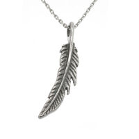 Stainless Steel Pendant - Indian Feather