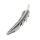 Stainless Steel Pendant - Indian Feather