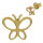 Stainless Steel Butterfly Stud Earrings