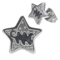 Edelstahl-Ohrstecker - Zodiac