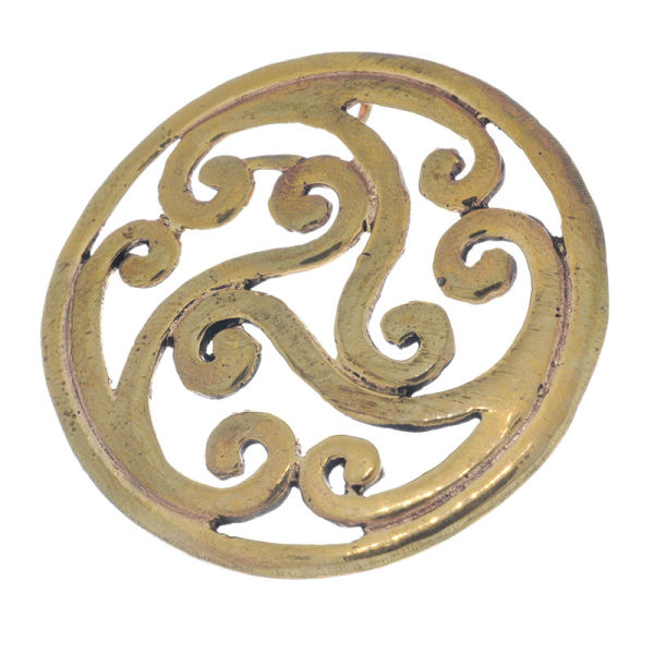 Bronzeanhänger-  Keltik - Triskele
