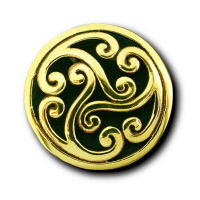 Bronzeanhänger-  Keltik - Triskele