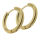 rund poliert PVD-Gold 17 x 2 mm