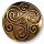 Keltische Triskele - Bronzeanhänger