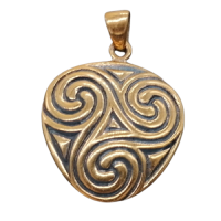 Bronzeanhänger - Keltik - Triskele