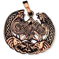 Bronzeanhänger - Keltischer Knoten "Drago"