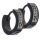 Stainless steel folding hoop earring - PVD black, various designs