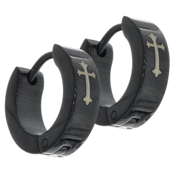 PVD-Black, 5 mm - Cross