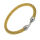 Edelstahlarmreif - polierte Spitze PVD-Gold