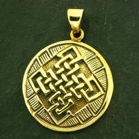 Bronzeanhänger- Keltischer Knoten Amulett