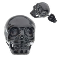 Edelstahlohrstecker - Totenkopf