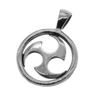 Stainless steel Pendant - Triskele polished