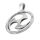 Stainless steel Pendant - Triskele polished