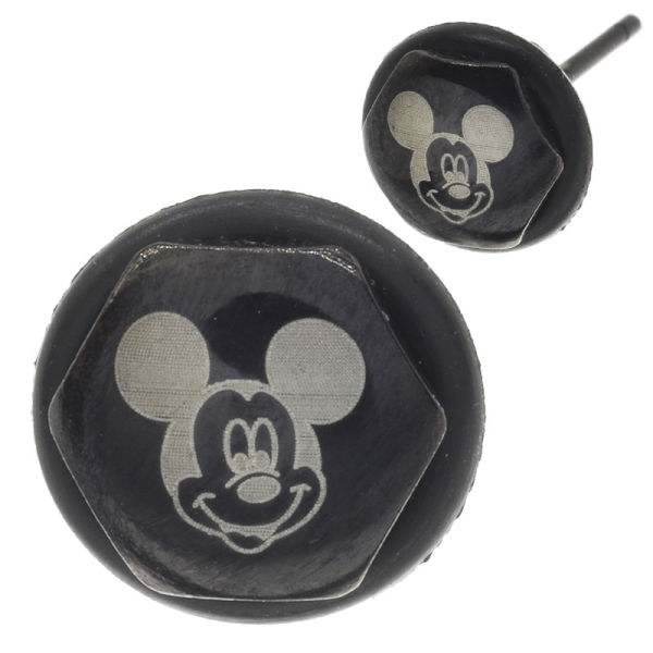 Edelstahlohrstecker - Maus