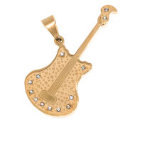Stainless steel pendant - Guitar "Country"