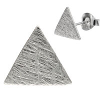 925er Sterling Silber Ohrringe - Triangle