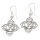 925 Sterling Silver Earrings - Om Symbol