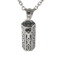Stainless steel pendant - Collection "Tiny Treasures" Cylinder "Prism"