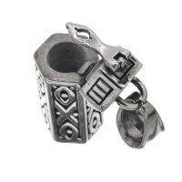 Stainless steel pendant - Collection "Tiny Treasures" Cylinder "Prism"