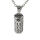 Stainless steel pendant - Collection "Tiny Treasures" Cylinder "Prism"