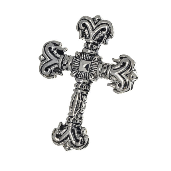 Edelstahlanhänger - Kreuz Lilie "Nimir"