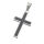 Stainless steel pendant “Carbon Cross”