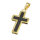 Stainless steel pendant “Carbon Cross”