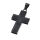 Stainless steel pendant “Carbon Cross”