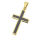 Stainless steel pendant “Carbon Cross”