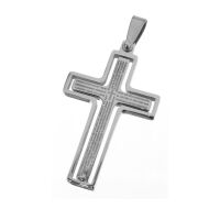 swivel cross with Spanish text 45mm