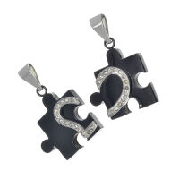 Edelstahlanhänger - Partneranhänger Puzzle