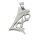 Stainless steel pendant - LOVE polished