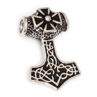 Edelstahlanhänger – Thors Hammer mit...