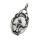 Stainless Steel Pendant - Mirror of Death  Fixed Eyelet