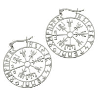 Edelstahlohrringe - Vegvisir