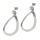 Stainless Steel Earrings - Teardrop Shape