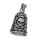 Edelstahlanhänger - Glocke "Skull" mit Schlägel