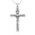 Stainless Steel Pendant - “Skull” Cross