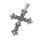 Stainless Steel Pendant - “Lily” Cross
