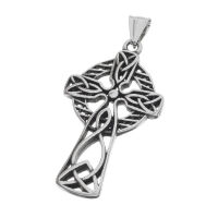 Stainless Steel Pendant - “Celtic Cross”
