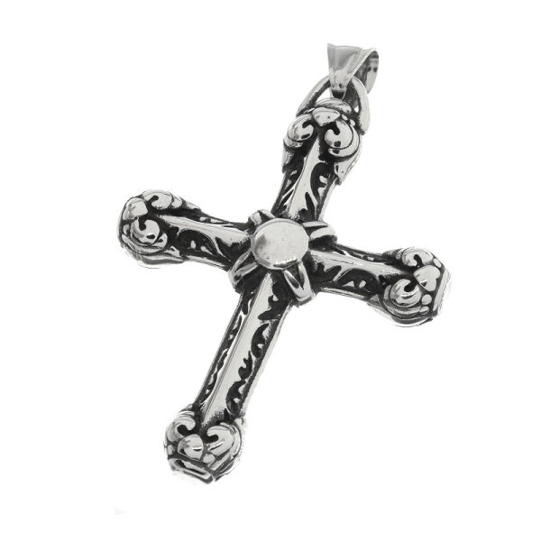 Edelstahlanhänger - Kreuz "Gothic"