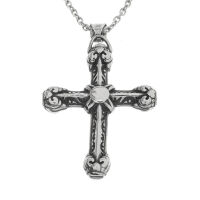 Edelstahlanhänger - Kreuz "Gothic"