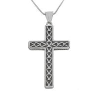 Edelstahlanhänger - Kreuz "Chain"
