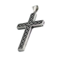 Edelstahlanhänger - Kreuz "Chain"
