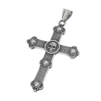 Edelstahlanhänger - Kreuz "Hard & Heavy"
