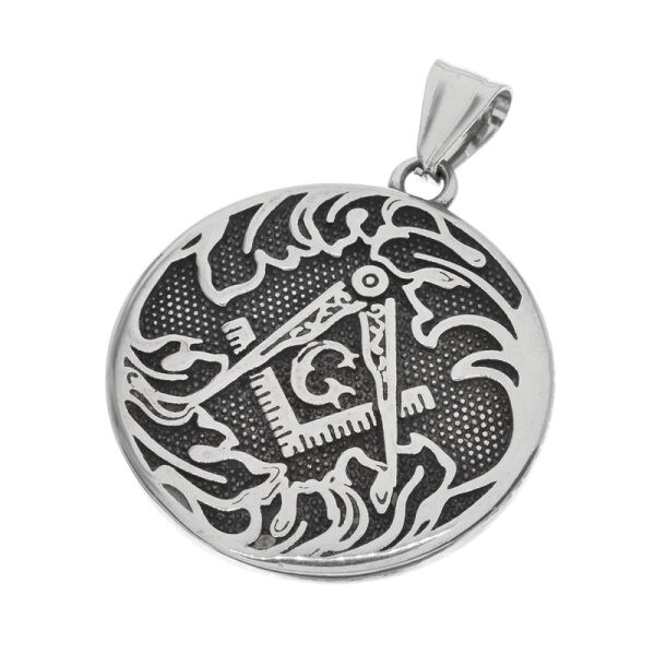 Stainless Steel Pendant - Freemason